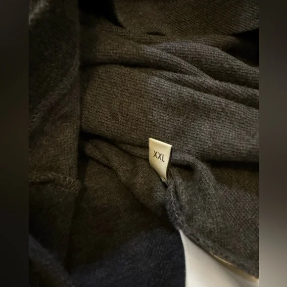 Gucci Mens Grey Long Sleeve Quarter Button Polo XXL - Picture 8 of 9
